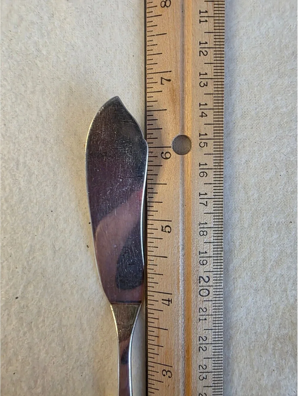 1949 Oneida English Garden Silverplate Master Butter Knife 6.75in Rogers XTRA